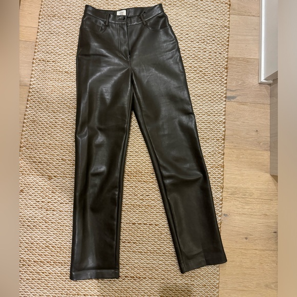 Aritzia Wilfred Melina Pant - Size 4 - Grey Peppercorn - Picture 4 of 6